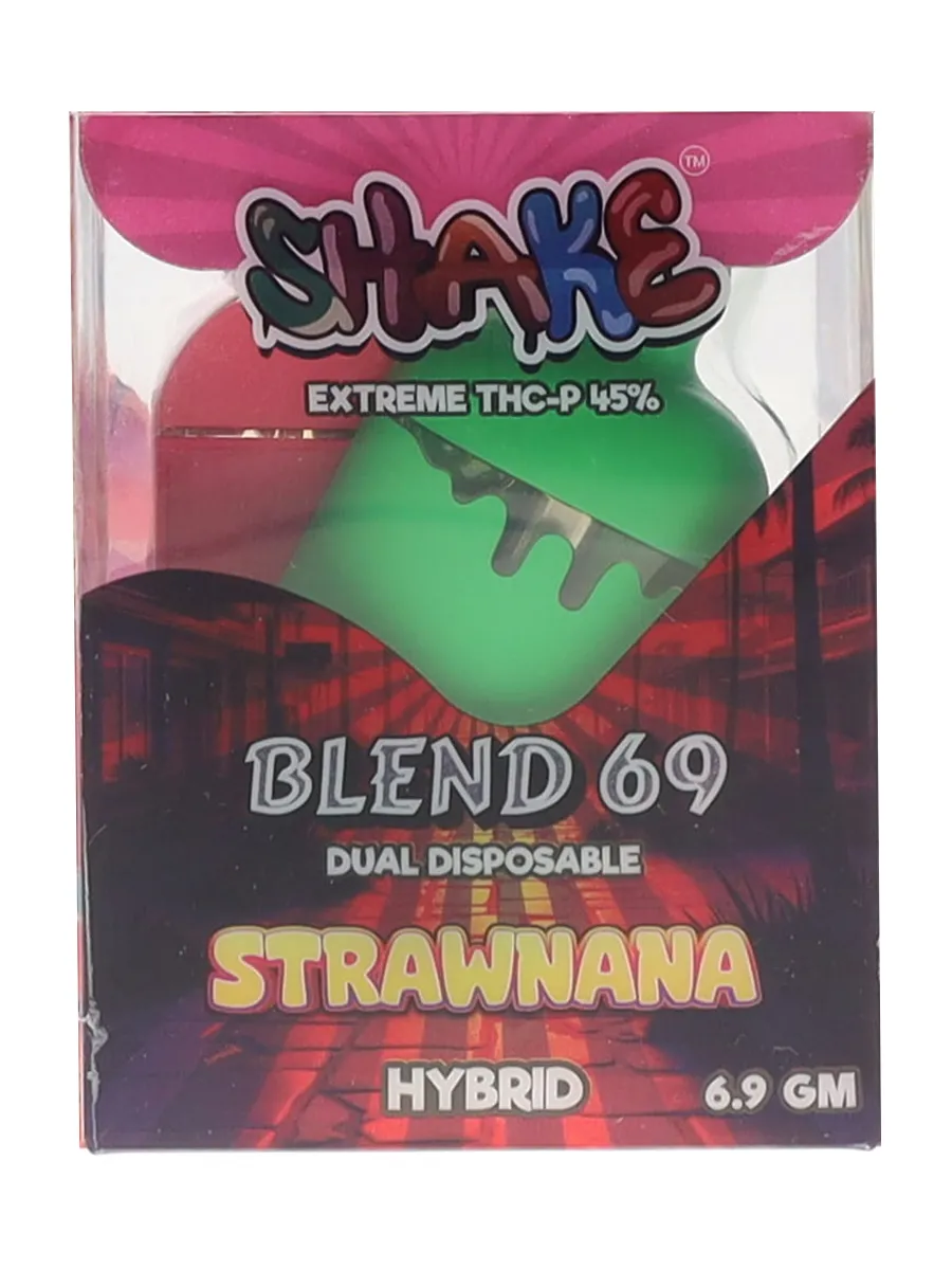 Strawnana X Guava Gelato Shake Extreme THC-P Blend 69 Dual Disposable 6.9 G