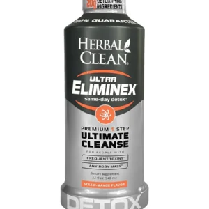 Straw-Mango Herbal Clean Ultra Eliminex Ultimate Cleanse Same-Day Detox 32 fl oz