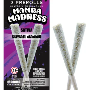 Sugar Daddy Mamba Madness Diamond Infused Pre-Roll 2ct 4G