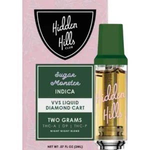Sugar Monster Hidden Hills VVS Liquid Diamond Cartridge 2G