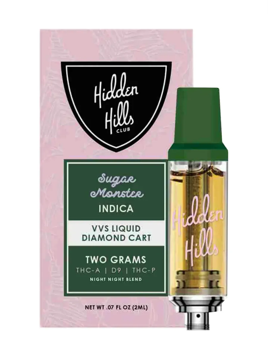 Sugar Monster Hidden Hills VVS Liquid Diamond Cartridge 2G