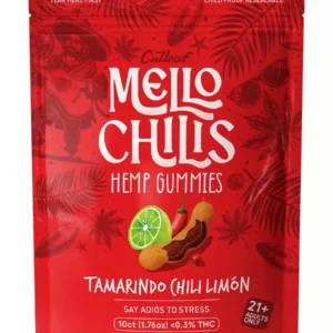 Tamarindo Chili Limon Mello Chilis Hemp Gummies 10ct