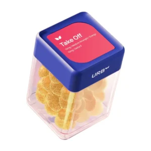 Tangy Tangerine URB Take Off Skybites D9 Terpene Gummies 300mg 30ct