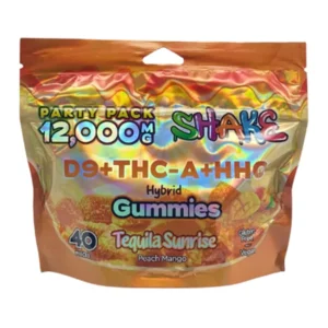 Tequila Sunrise Shake Party Pack Gummies 12000MG