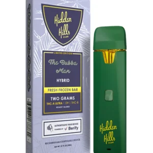 The Bubba Man Hidden Hills Heady Blend THCA Ultra Disposables 2g