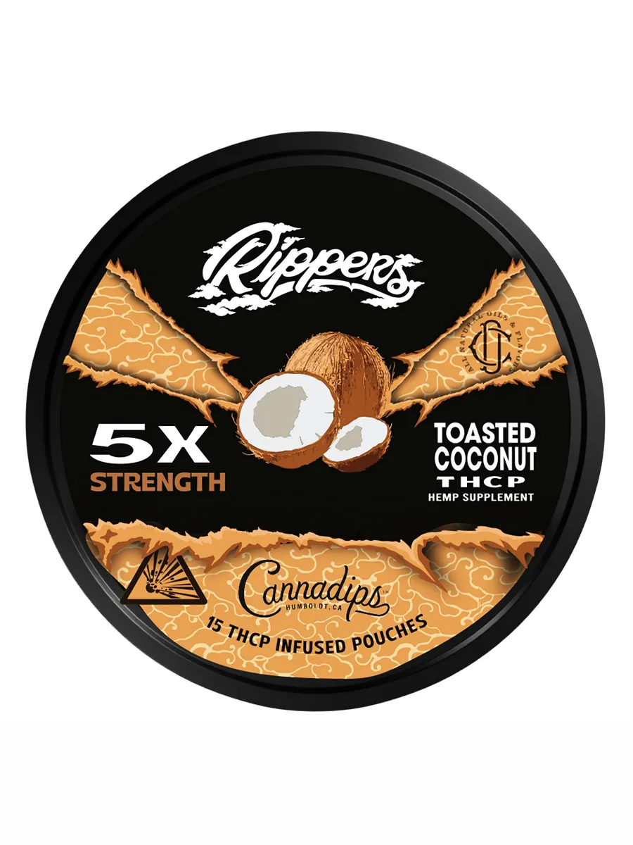 Toasted Coconut Cannadips 5X THCP Infused Pouches 15ct 112.5MG
