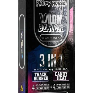 Track Burner | Candy Heat Flying Horse Wild’N Black 3in1 Vape 9G