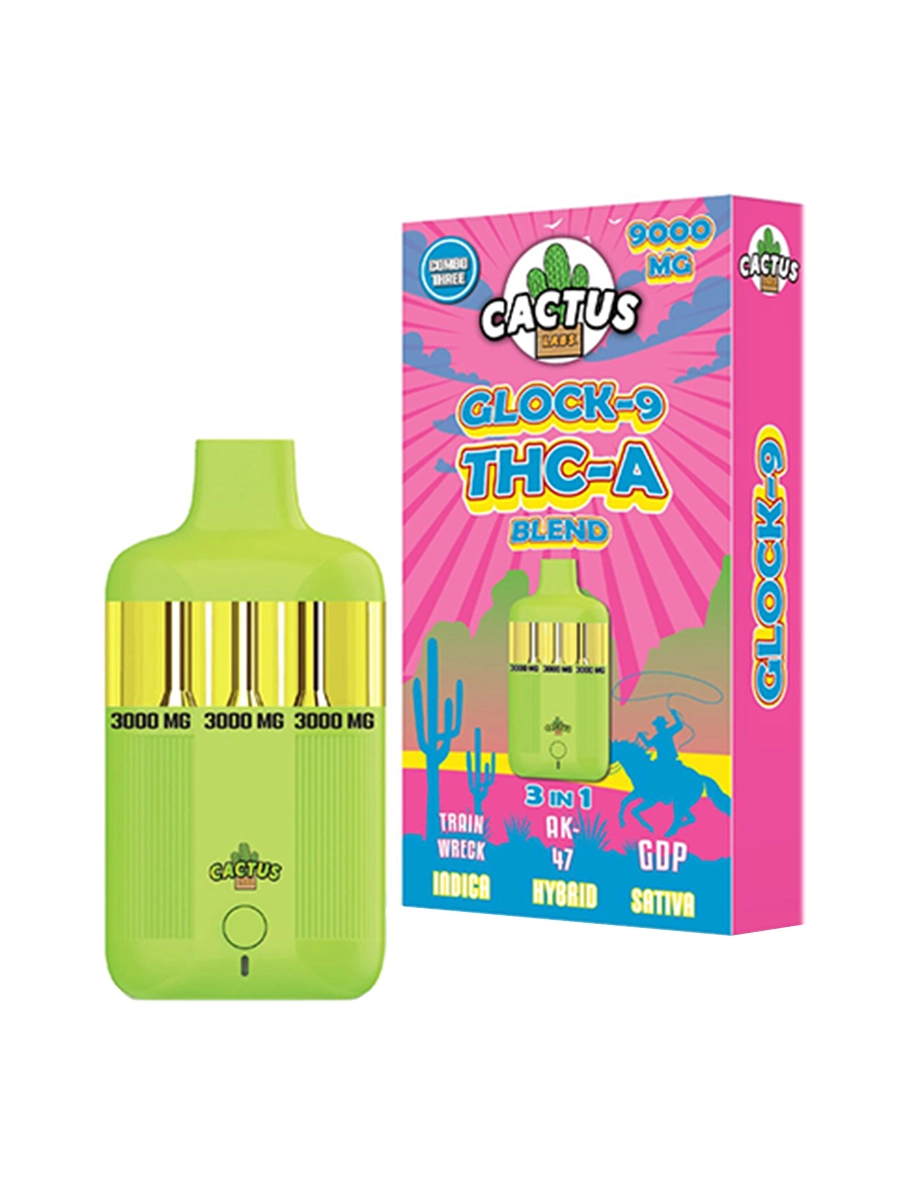 Train Wreck | AK-47 | GDP Cactus Labs Glock 9 THC-A Blend Vape 9000mg