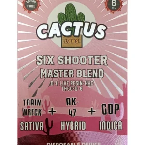 Train Wreck | AK-47 | GDP Cactus Labs Six Shooter Master Blend Disposable 6G