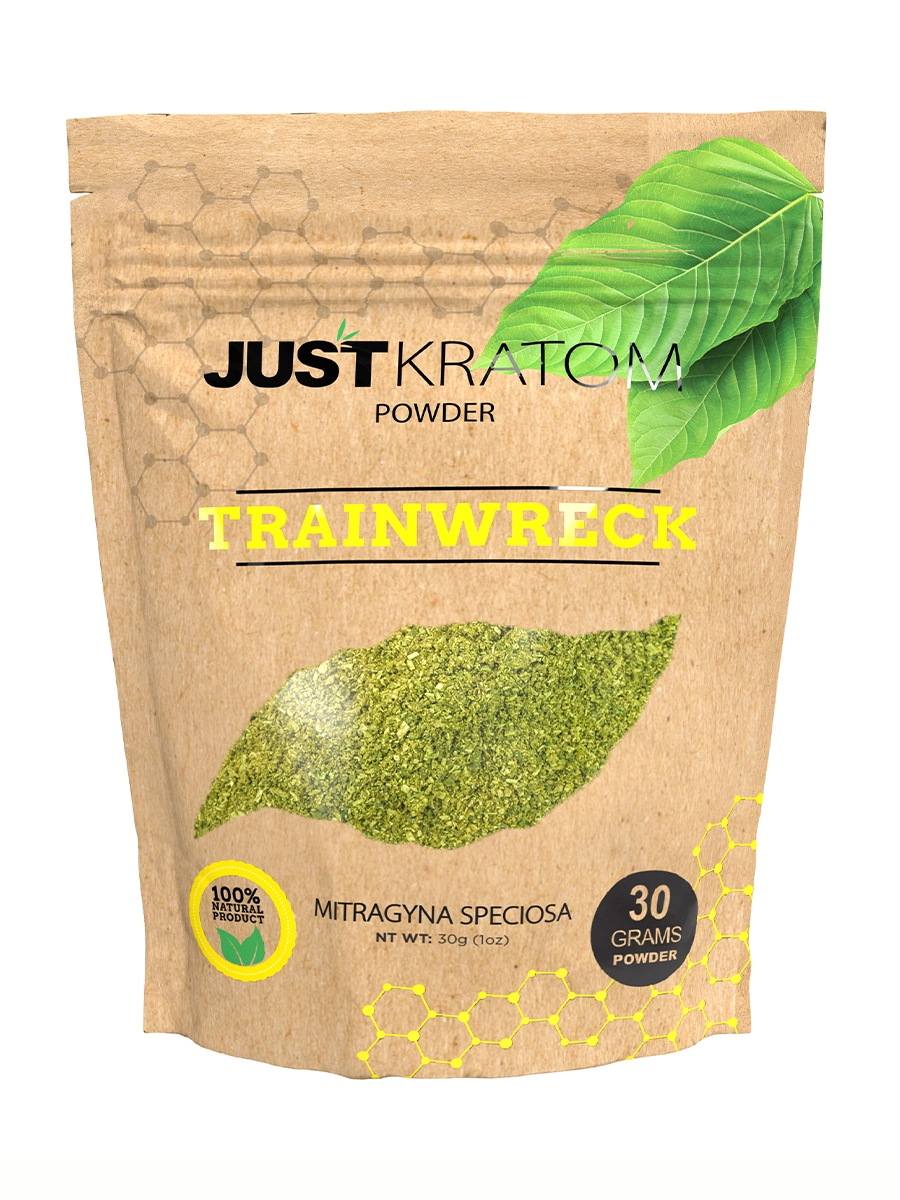 Trainwreck Just Kratom Mitragyna Speciosa Powder 30g