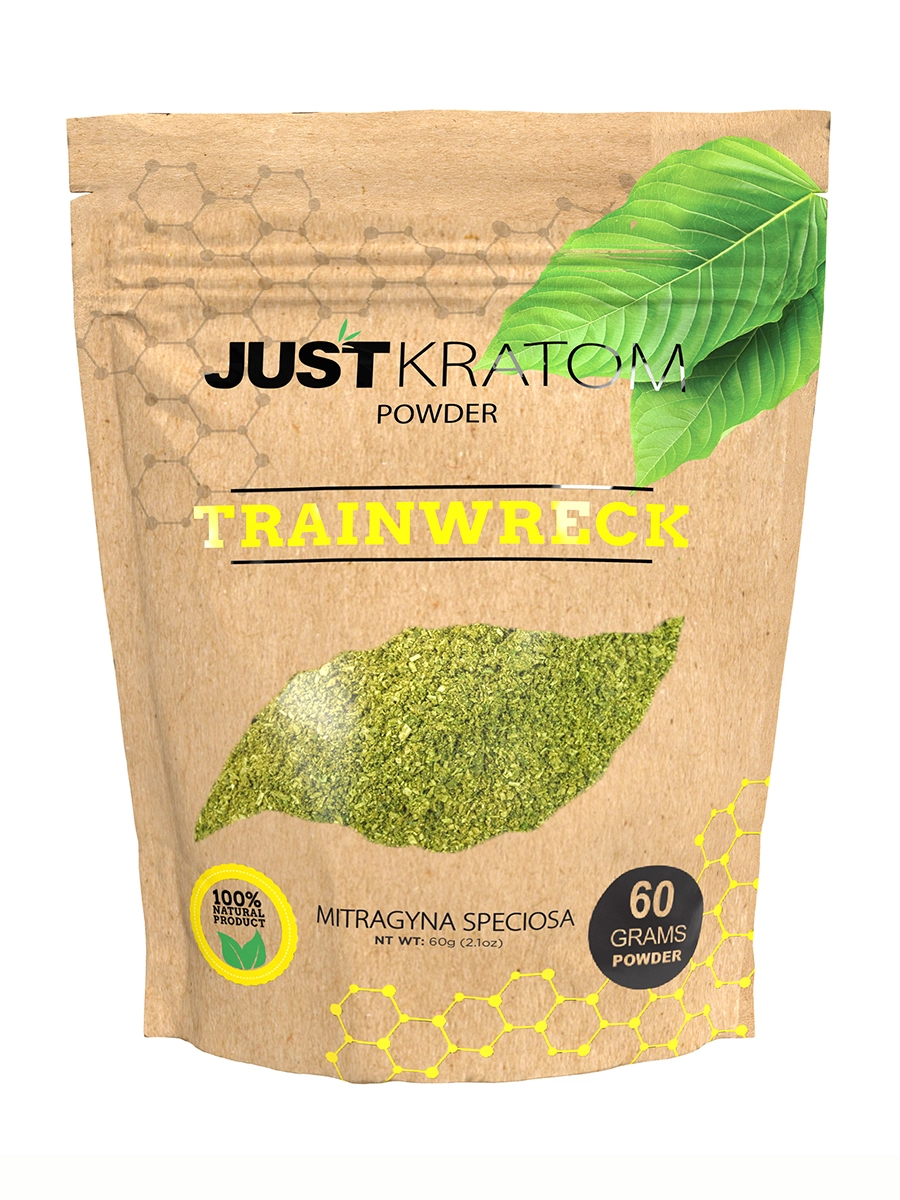 Trainwreck Just Kratom Mitragyna Speciosa Powder 60g
