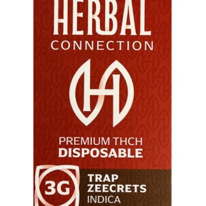 Trap Zeecrets Herbal Connection Premium THCH Disposable 3G