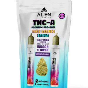 Tres Leches Alien Exotics Premium THC-A Knockout Blend Pre-Roll 2ct
