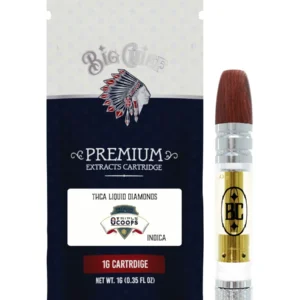 Triple Scoops Big Chief Premium Extracts Liquid Diamonds THCA Cartridge 1G