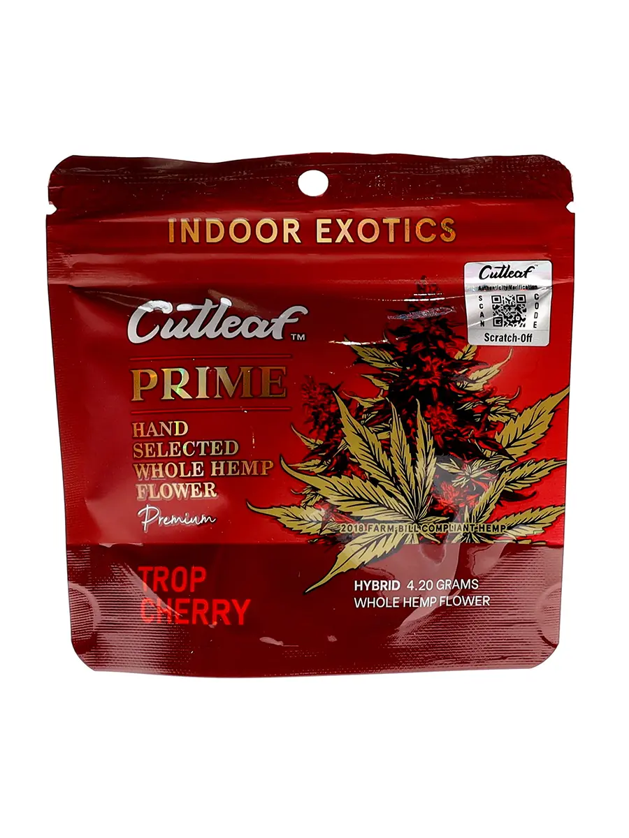 Trop Cherry Cutleaf Prime Indoor Exotics Whole Hemp 4.20G