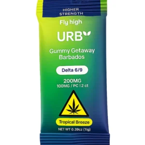 Tropical Breeze URB Gummy Getaway Barbados Delta 8/9 200MG