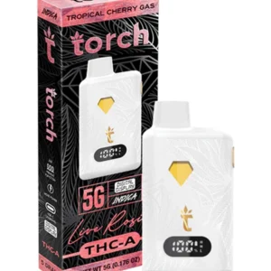 Tropical Cherry Gas Torch Live Rosin THC-A Disposable 5G