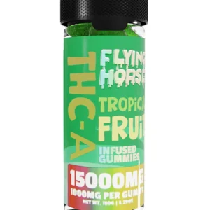 Tropical Fruit Flying Horse THCA Infused Gummies 15000MG 15ct
