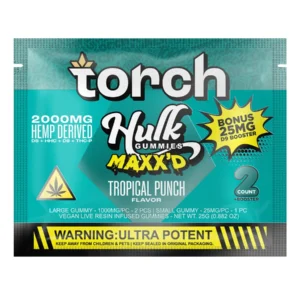 Tropical Punch Torch Hulk MAXX’D  Gummies 2000mg