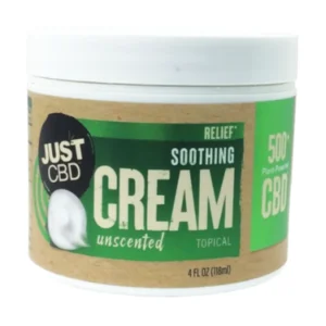 Unscented Topical Just CBD Soothing Relief Cream 500MG