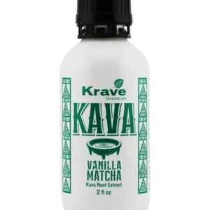 Vanilla Matcha Krave Botanicals Kava Root Extract 2fl oz