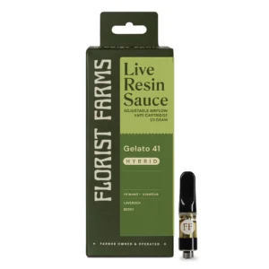Gelato 41 Live Resin Sauce Vape Cartridge1/2 gram