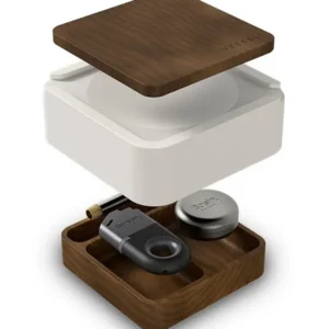 Vessel Ash Walnut & Concrete Ash Tray