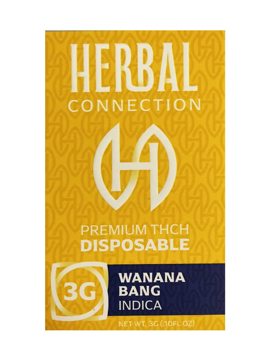 Wanana Bang Herbal Connection Premium THCH Disposable 3G