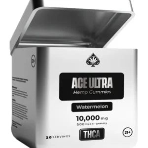 Watermelon Ace Ultra THCA Gummies 20ct 500mg