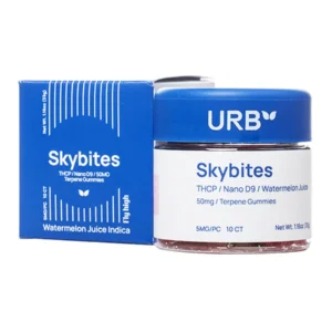 Watermelon Juice URB Mile High Skybites THCP/Nano D9 Gummies 10ct 5MG