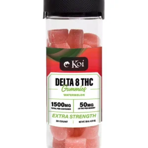 Watermelon Koi Extra Strength Delta 8 Gummies 1500mg