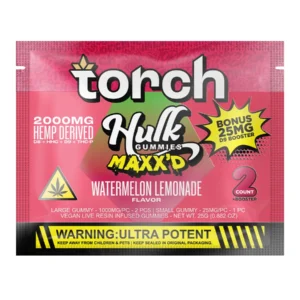 Watermelon Lemonade Torch Hulk MAXX’D  Gummies 2000mg
