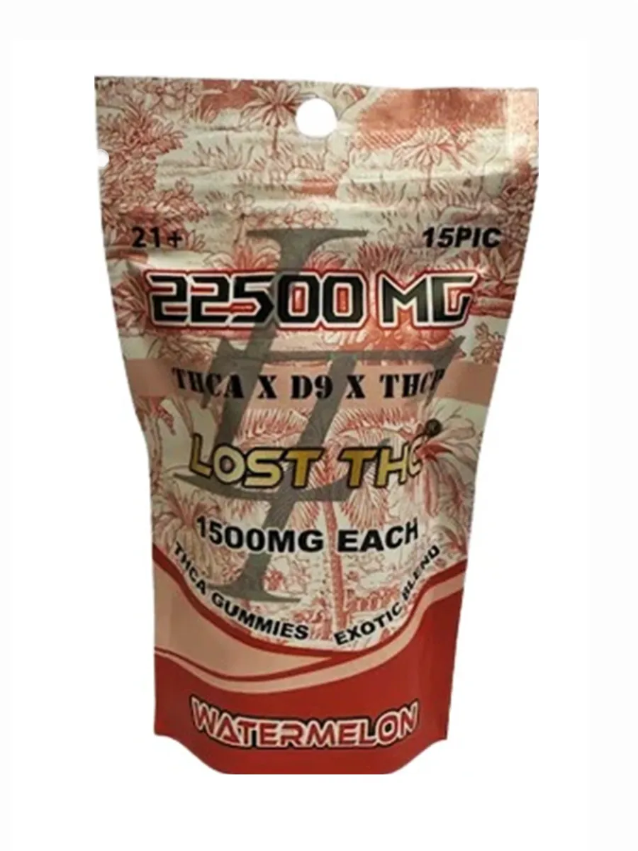 Watermelon Lost THC THCA x D9 x THCP Exotic Gummies 22500MG