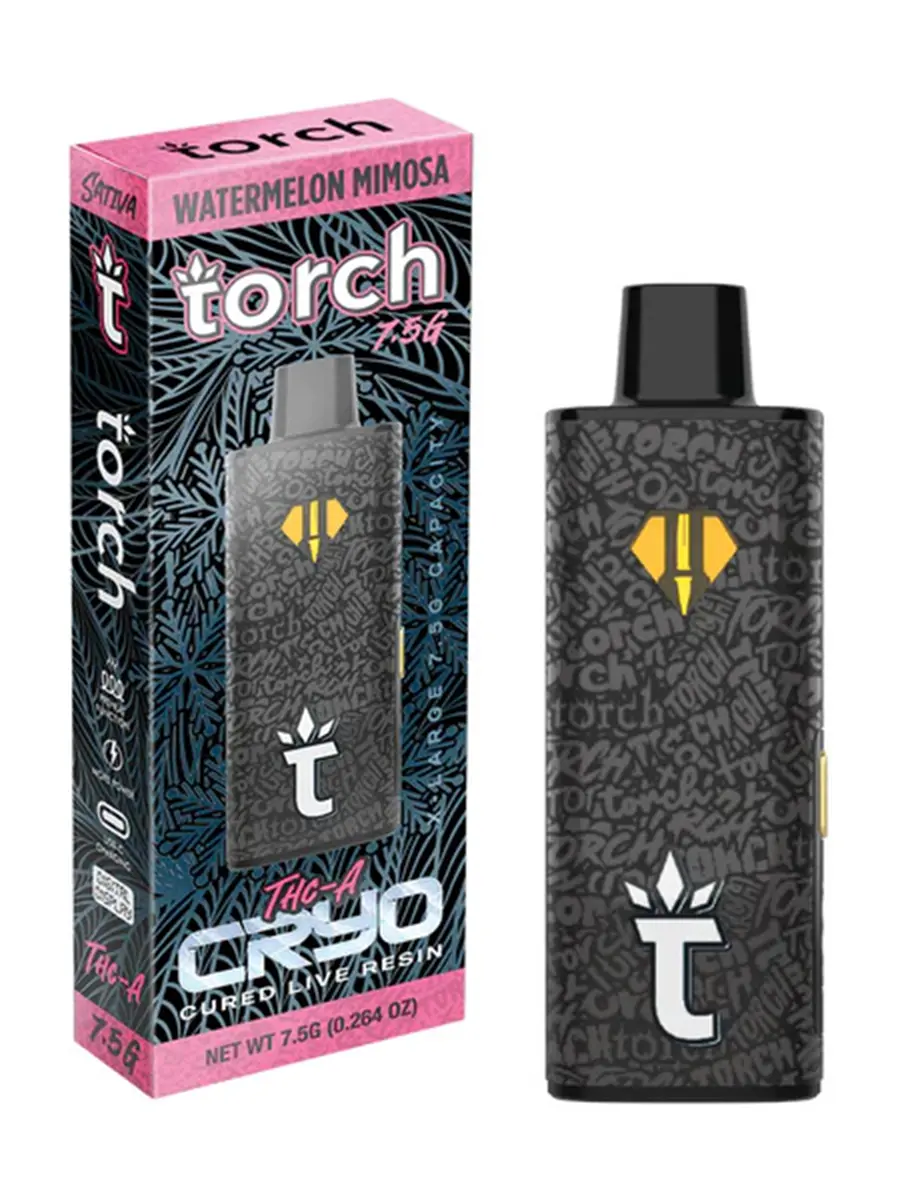 Watermelon Mimosa Torch CRYO THC-A Live Resin Disposable 7.5g