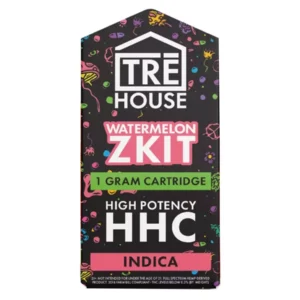 Watermelon Zkit Tre House Live Resin HHC Cartridge 1G
