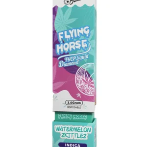 Watermelon Zkittlez Flying Horse THC-P Liquid Diamond Disposable 3G
