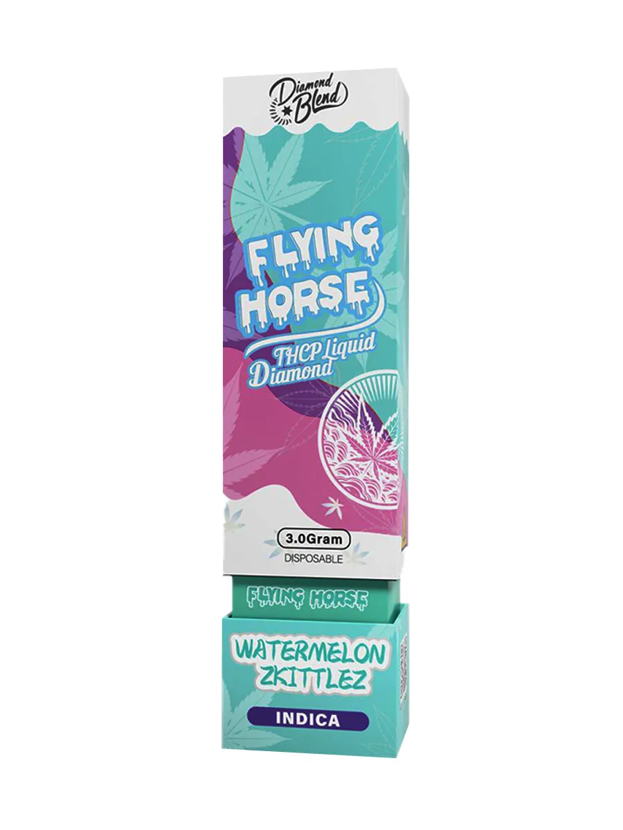 Watermelon Zkittlez Flying Horse THC-P Liquid Diamond Disposable 3G