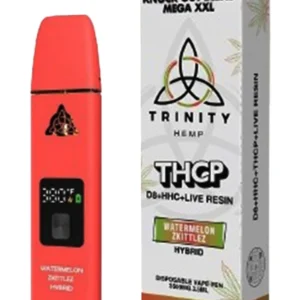 Watermelon Zkittlez Trinity Mega XXL THCP Knock Out Blend Vape Pen 3.5ML