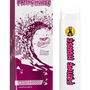 White Gold Flying Horse THCP Blend Disposable 2.5G