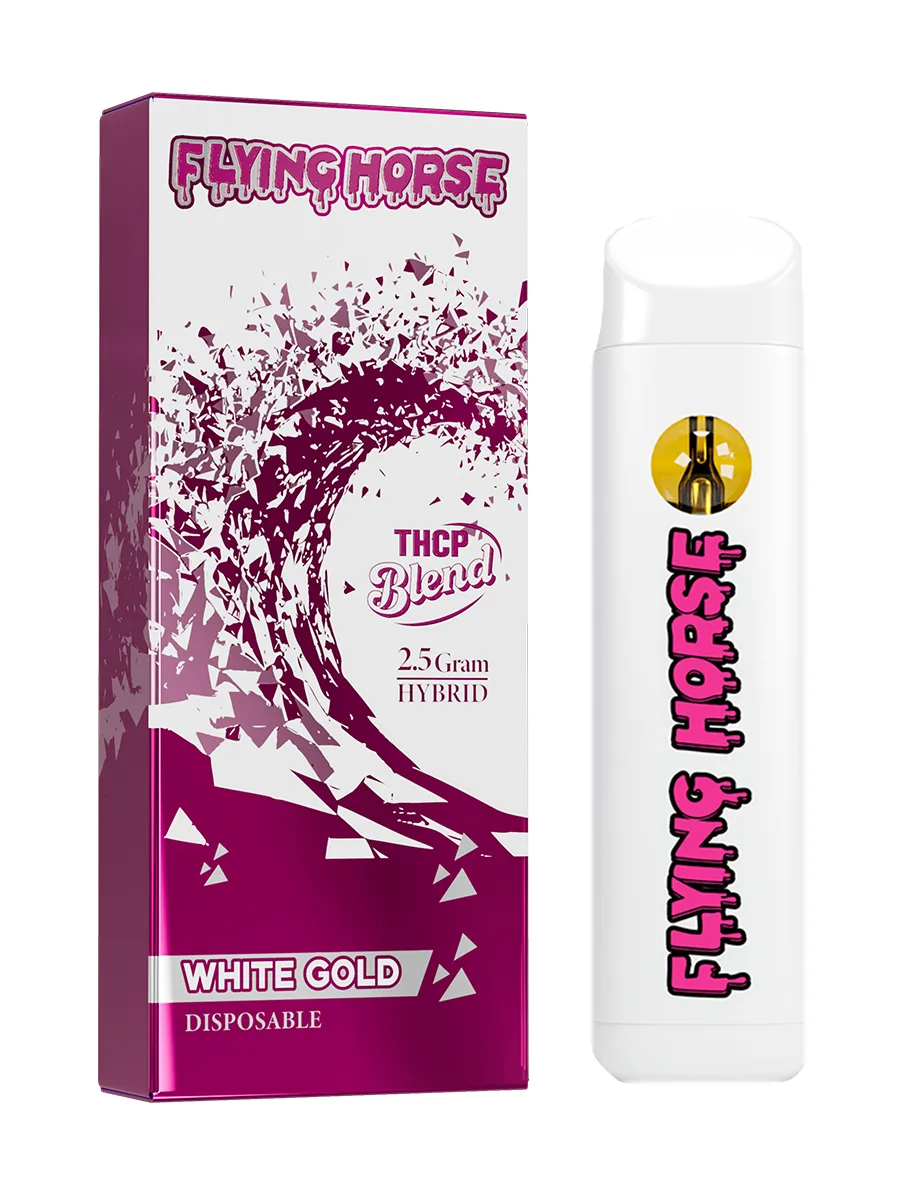 White Gold Flying Horse THCP Blend Disposable 2.5G