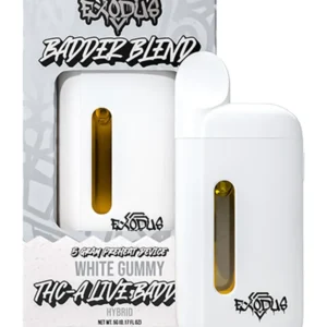 White Gummy Exodus Badder Blend THCA Disposable 5G