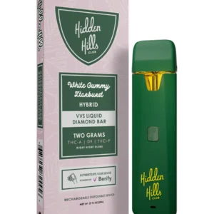 White Gummy Ztarburst Hidden Hills VVS Liquid Diamond Disposable 2G