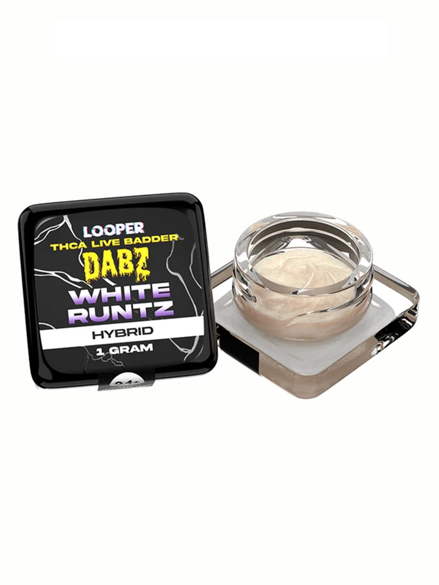 White Runtz Looper THCA Live Badder Dabz 1G