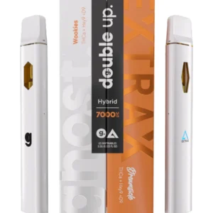 Wookies+Dreamsicle Ghost Extrax Double Up THC-A + Hxy9 + D9 Two Disposables 7000mg