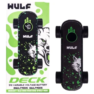 Wulf Mods Deck 510 Thread Vape Cart Battery