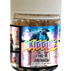 Zkittlez Alien Exotics THC-A Diamond Infused Pre-Rolls 40ct
