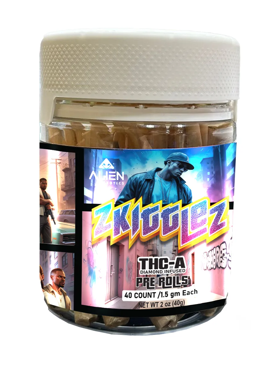 Zkittlez Alien Exotics THC-A Diamond Infused Pre-Rolls 40ct