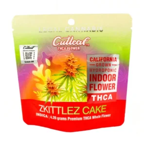 Zkittlez Cake Cutleaf Premium THC-A Whole Hemp Flower 4.2G