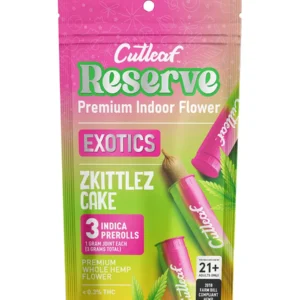 Zkittlez Cake Cutleaf Reserve Exotic Pre-Roll 3ct
