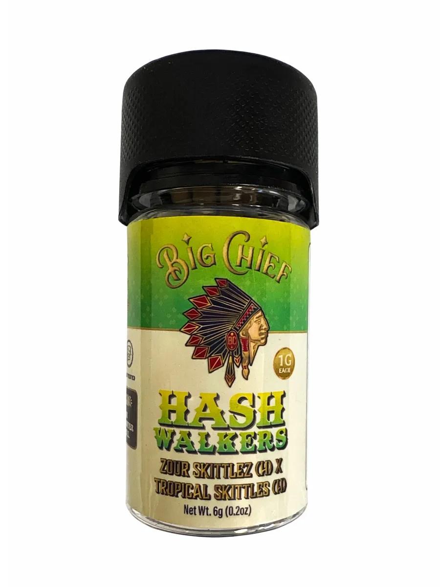 Zour Skittlez | Tropical Skittlez Big Chief Hash Walkers Pre-Roll 6ct